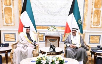 أمير الكويت يستقبل الأمين العام لمجلس التعاون لدول الخليج العربية