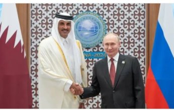 أمير قطر والرئيس الروسي يبحثان المستجدات الإقليمية والدولية