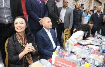 بالصور.. وزيرة التضامن تشارك في حفل الإفطار الرمضاني بالمطرية