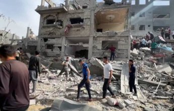 استشهاد 5 فلسطينيين في قصف إسرائيلي وسط مدينة غزة