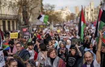 مظاهرات في 85 مدينة إسبانية دعما لغزة والتنديد بالمجازر الوحشية لإسرائيل