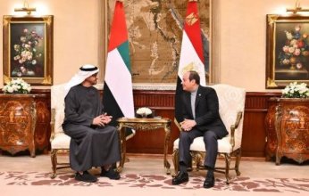 الرئيس المصري: سعدت اليوم باستقبال الشيخ محمد بن زايد آل نهيان في بلده الثاني مصر