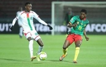 منتخب بوركينا فاسو يفوز على نظيره الكاميروني 2-1 بكأس أمم إفريقيا للناشئين