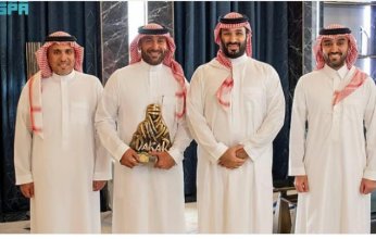الأمير محمد بن سلمان يستقبل يزيد الراجحي بمناسبة تحقيقه لقب رالي داكار السعودية 2025