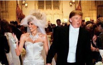 بسعر خرافي.. فستان زواج ميلانيا ترامب معروض للبيع