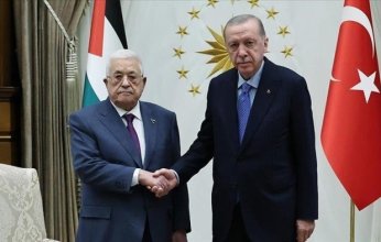 الرئيسان التركي والفلسطيني يبحثان اعتداءات الاحتلال الإسرائيلي المتواصلة على فلسطين