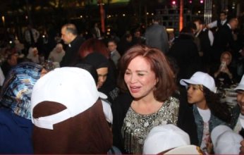 إلهام شاهين تشارك في حفل إفطار مميز بمناسبة يوم اليتيم العربي
