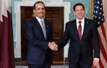 رئيس الوزراء القطري يبحث مع وزير الخارجية الأمريكي تعزيز الشراكة الاستراتيجية