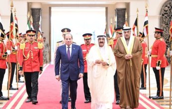 مصر والكويت تتفقان على دفع العلاقات الاقتصادية والاستثمارية والتجارية بين البلدين