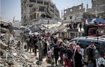 "الأونروا": نحو 400 ألف فلسطيني نزحوا في غزة منذ 18 مارس الماضي