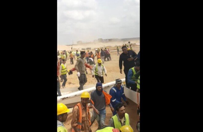 قتلى وجرحى بانهيار سقف مصنع قيد الإنشاء بمدينة السادات في مصر.. ما التفاصيل؟ قتلى وجرحى بانهيار سقف مصنع قيد الإنشاء بمدينة السادات في مصر.. ما التفاصيل؟