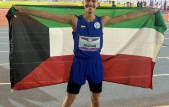 الكويتي محمد الدعيج ينتزع ذهبية الوثب العالي لـ"آسيوية ناشئي القوى" بالدمام