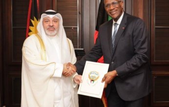 سفير دولة الكويت لدى جمهورية كوبا والمحال إلى أنتغوا وبربودا يقدم أوراق اعتماده للحاكم العام
