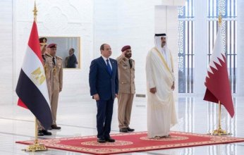 أمير قطر يؤكد خلال مباحثاته مع الرئيس المصري مواصلة الجهود المشتركة لدعم قطاع غزة وفلسطين المحتلة