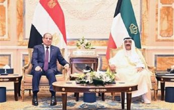 أمير الكويت والرئيس المصري يترأسان جلسة المباحثات الرسمية بين البلدين الشقيقين