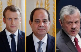ماكرون يعقد قمة ثلاثية مع السيسي والملك عبد الله حول الوضع في غزة