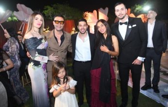 بحضور نجوم الفن.. حفل زفاف ابنة المنتج عصام امام.. صور