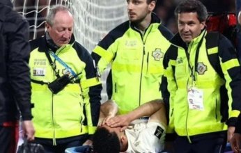 شكوك حول إصابة محمد عبد المنعم بقطع في الرباط الصليبي