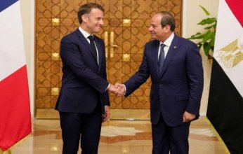 الرئيس المصري ونظيره الفرنسي يزوران مصابي غزة بمستشفى العريش العام