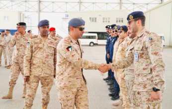 نائب رئيس الأركان للجيش الكويتي يتفقد موقع تمرين الجابرية المشترك