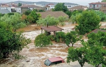 أمطار غزيرة وسيول وعواصف تجتاح عدة جزر يونانية