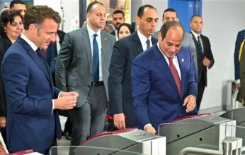 ماكرون: فرنسا تقف إلى جانب مصر في بناء شبكة مترو الأنفاق منذ 1984