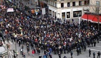 مظاهرات حاشدة في فرنسا ومخاوف من حدوث اضطرابات فى عيد العمال