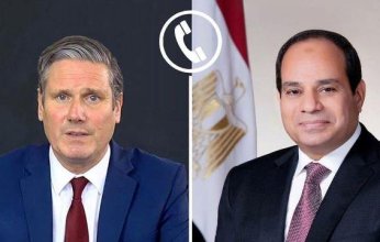 الرئيس المصري يتلقى اتصالا هاتفيا من رئيس وزراء بريطانيا