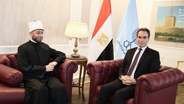مصر.. وزير الأوقاف يبحث مع رئيس الهيئة الوطنية للإعلام أوجه التعاون المشترك مصر.. وزير الأوقاف يبحث مع رئيس الهيئة الوطنية للإعلام أوجه التعاون المشترك