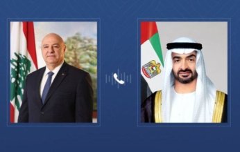 هاتفياً.. الإمارات ولبنان تبحثان علاقات التعاون بين البلدين