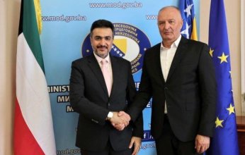 مباحثات بين سفير الكويت ووزير دفاع البوسنة لتفعيل الاتفاقيات الثنائية