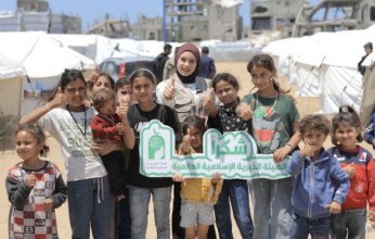 الهيئة الخيرية الإسلامية العالمية تفتتح مخيمها الثاني في قطاع غزة لإيواء 200 أسرة نازحة