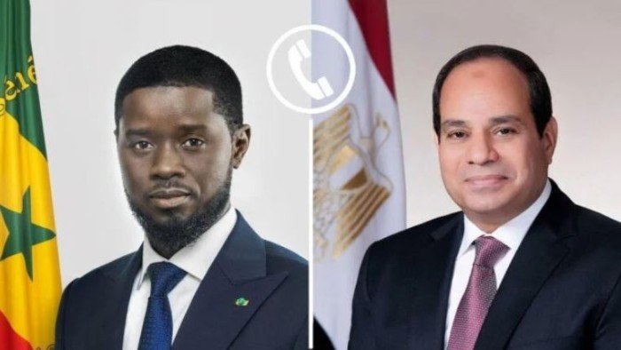 الرئيس المصري يتلقى اتصالا هاتفيا من نظيره السنغالي الرئيس المصري يتلقى اتصالا هاتفيا من نظيره السنغالي