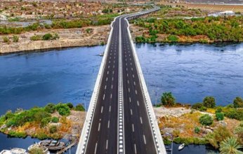 النقل المصرية تكشف حقيقة حدوث انهيار جزئي في محور بديل خزان أسوان