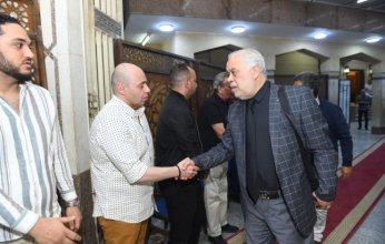 شاهد.. نجوم الفن والإعلام فى عزاء حماة محمد السبكي