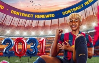 رسميا.. برشلونة يعلن تمديد عقد نجمه لامين يامال حتى 2031