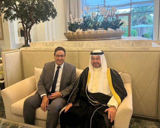 رئيس الطيران المدني الكويتي ووزير النقل المغربي يبحثان سبل تعزيز التعاون بقطاع النقل الجوي رئيس الطيران المدني الكويتي ووزير النقل المغربي يبحثان سبل تعزيز التعاون بقطاع النقل الجوي