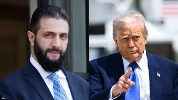 "أكسيوس": ترامب سيلتقى أحمد الشرع في الرياض غدًا "أكسيوس": ترامب سيلتقى أحمد الشرع في الرياض غدًا