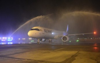 الخطوط الجوية الكويتية تستقبل أولى طائراتها الجديدة من طراز (ايرباص - ايه 321 نيو)