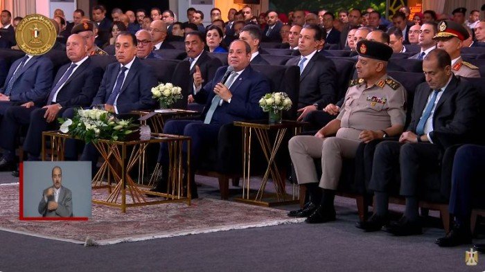 الرئيس المصري: ضرورة استبدال الثروة الحيوانية بسلالات ذات إنتاجية أكبر سواء في اللحوم أو الألبان الرئيس المصري: ضرورة استبدال الثروة الحيوانية بسلالات ذات إنتاجية أكبر سواء في اللحوم أو الألبان