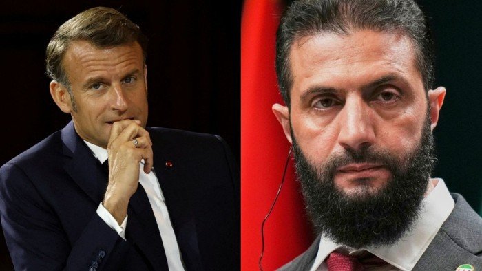 ماكرون يؤكد لـ "الشرع" ضرورة حماية كل السوريين دون استثناء ماكرون يؤكد لـ "الشرع" ضرورة حماية كل السوريين دون استثناء