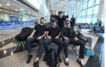 بعثة الأهلي تتوافد على مطار القاهرة استعدادًا للسفر إلى أمريكا