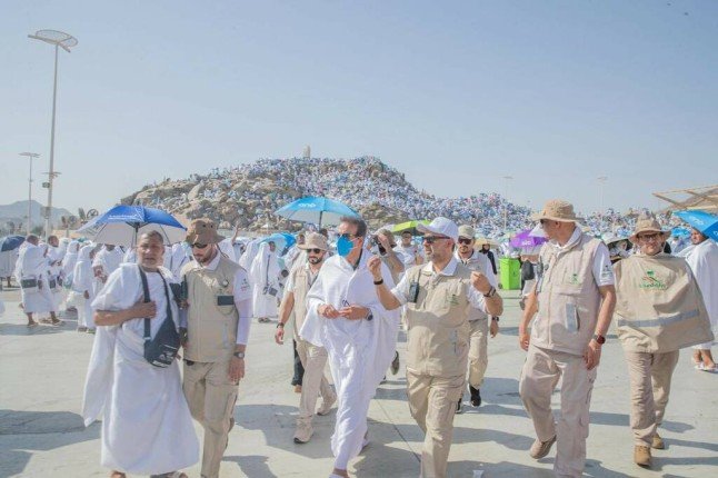 وزير الصحة المصري يتابع الحالة الصحية للحجاج في المشاعر المقدسة ويشيد بجهود السعودية وزير الصحة المصري يتابع الحالة الصحية للحجاج في المشاعر المقدسة ويشيد بجهود السعودية