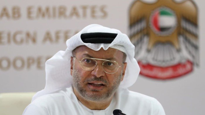 توتر دبلوماسي جديد: مستشار رئيس الإمارات يهاجم وزير المالية الإسرائيلي ويتهمه بالوقاحة" توتر دبلوماسي جديد: مستشار رئيس الإمارات يهاجم وزير المالية الإسرائيلي ويتهمه بالوقاحة"
