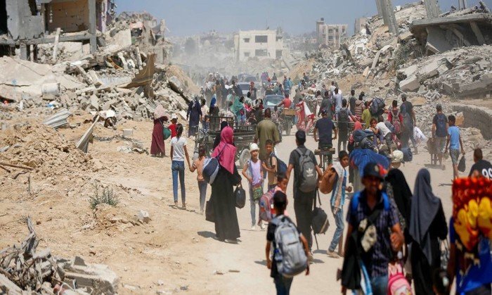 جيش الاحتلال الإسرائيلي يوجه "تحذيراً خطيراً" لسكان شمال غزة ويدعوهم للنزوح جنوباً جيش الاحتلال الإسرائيلي يوجه "تحذيراً خطيراً" لسكان شمال غزة ويدعوهم للنزوح جنوباً