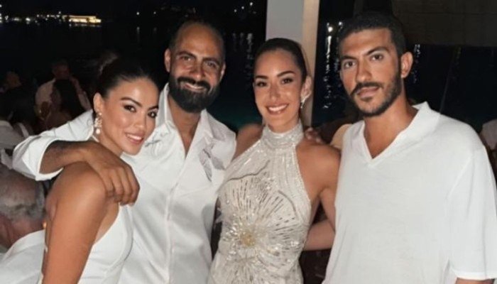 أمينة خليل تحتفل بزفافها من جديد في اليونان (صور) أمينة خليل تحتفل بزفافها من جديد في اليونان (صور)