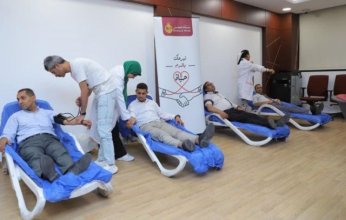 بنك مصر يطلق من جديد حملة للعاملين به للتبرع بالدم
