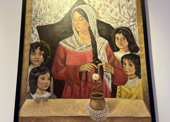 "مريم".. معرض فني يوثق نبض المرأة الفلسطينية وسط الحرب "مريم".. معرض فني يوثق نبض المرأة الفلسطينية وسط الحرب