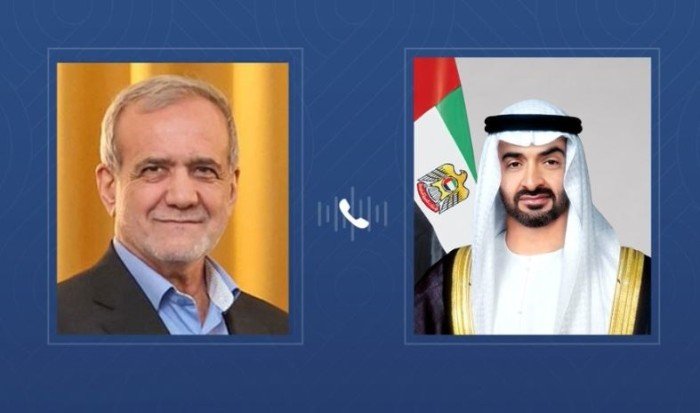 هاتفيًا.. الإمارات وإيران تبحثان المستجدات في المنطقة هاتفيًا.. الإمارات وإيران تبحثان المستجدات في المنطقة