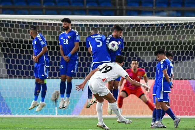منتخب الكويت يخسر من نظيره الفلسطيني بهدفين في التصفيات الآسيوية لكأس العالم 2026 منتخب الكويت يخسر من نظيره الفلسطيني بهدفين في التصفيات الآسيوية لكأس العالم 2026